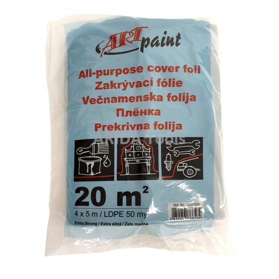 LDPE Zakrývací fólie 4x5m (50my)