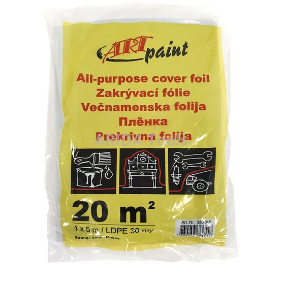 LDPE Zakrývací fólie 4x5m (30my)